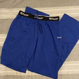 🌺Greys Anatomy S Blue Scrub Bottoms💫